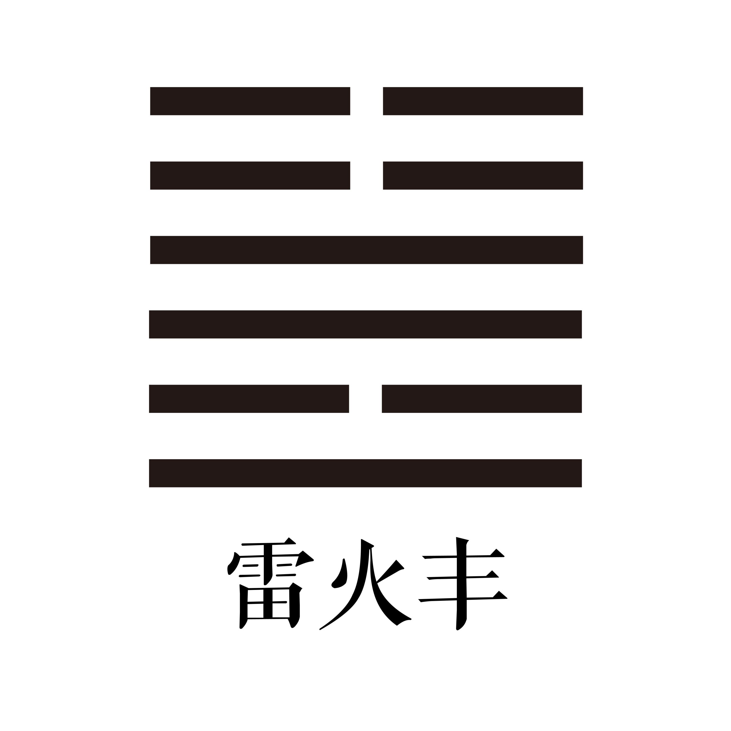 第五十五卦 雷火丰 - 天玉宫