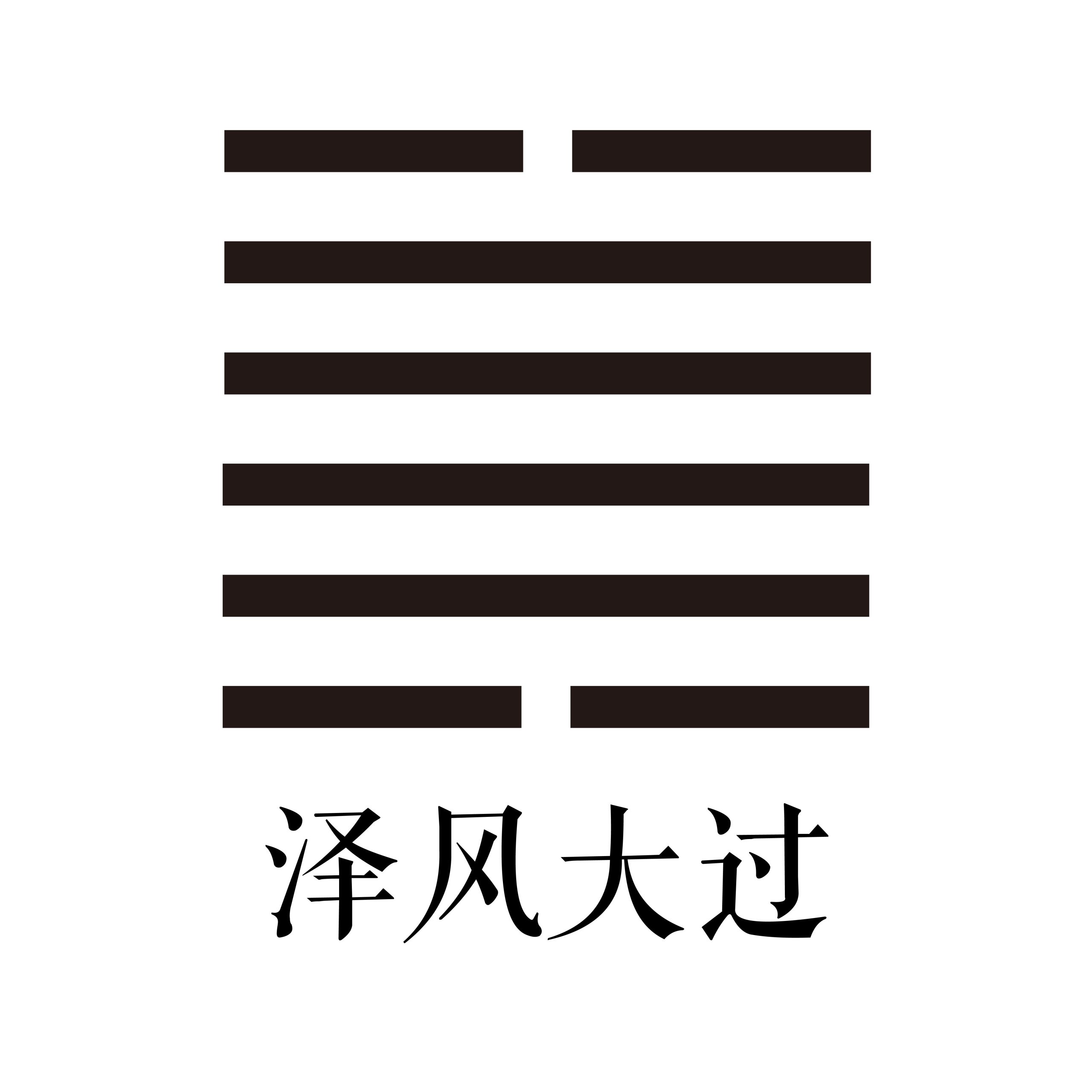 第二十八卦 泽风大过 - 春风拂鉴-天玉宫-春风拂鉴-天玉宫